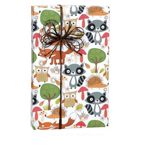 6 Grey Racoon Lollipop Wrap Cover Package Decor Paper Cards Birthday Party Gift